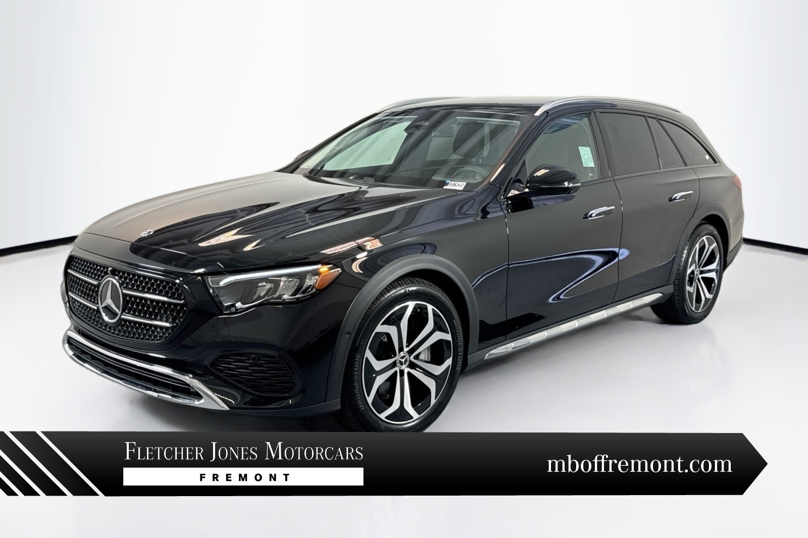 Obsidian Black Metallic 2025 Mercedes-Benz E-Class All-Terrain E 450 4MATIC Wagon All-Wheel Drive Automatic