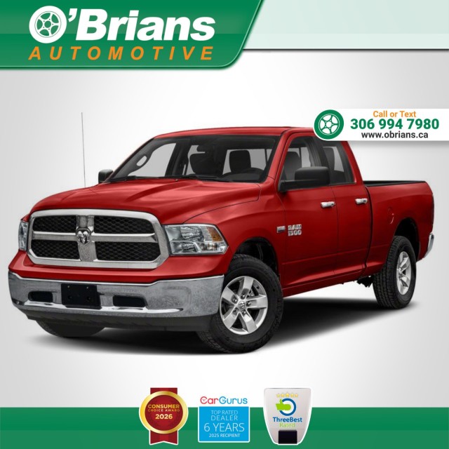 Flame Red 2019 RAM 1500 Pickup Truck Four-Wheel Drive Automatic