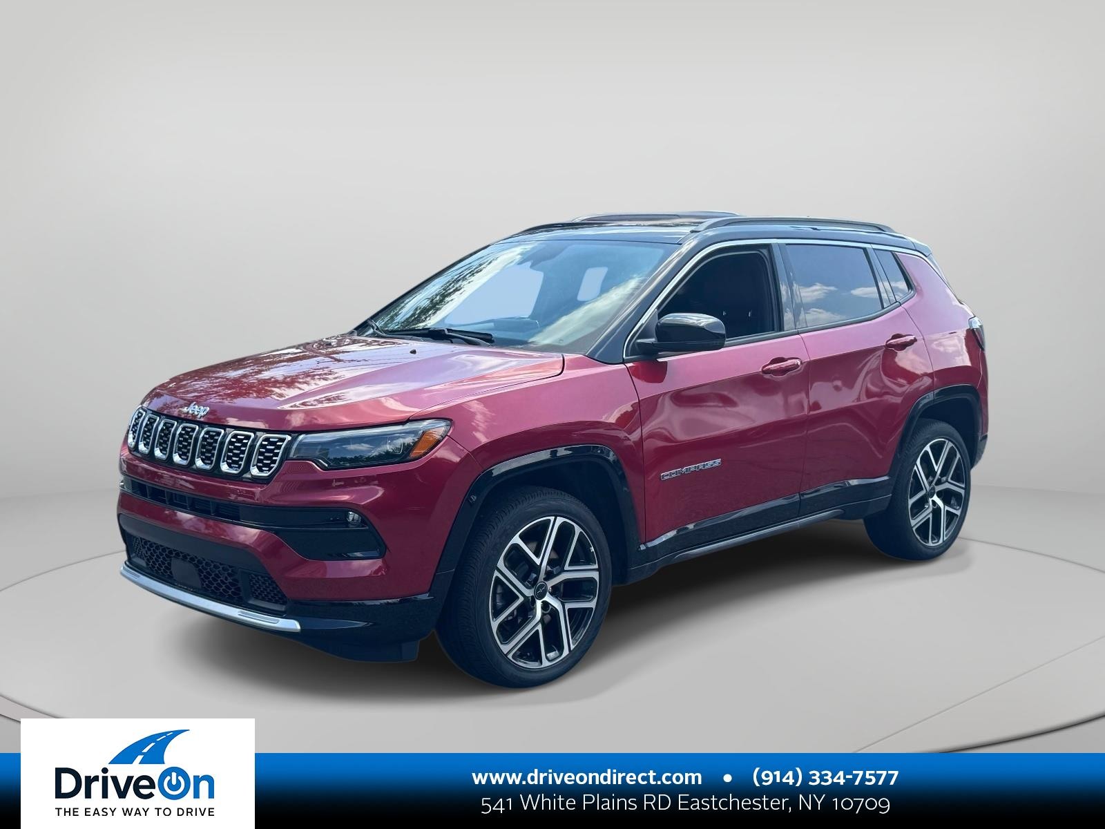 Diamond Black Crystal Pearlcoat 2025 Jeep Compass SUV / Crossover Four-Wheel Drive Automatic