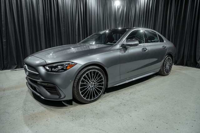 Gray (Selenite Grey Metallic) 2026 Mercedes-Benz C-Class C 300 4MATIC Sedan All-Wheel Drive Automatic