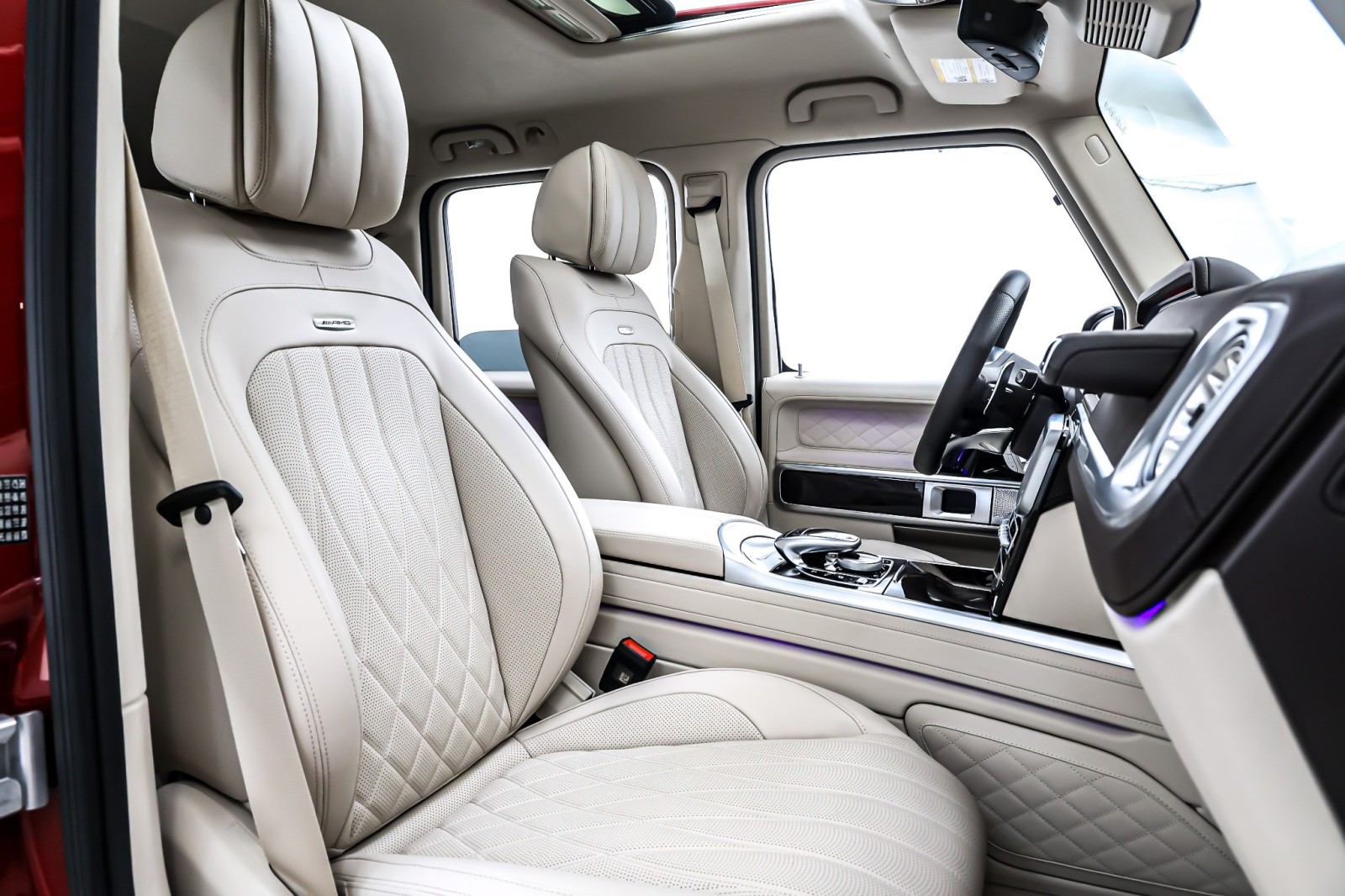 Certified Used 2024 MANUFAKTUR Cardinal Red Metallic Mercedes-Benz AMG® G 63 4MATIC SUV image 9