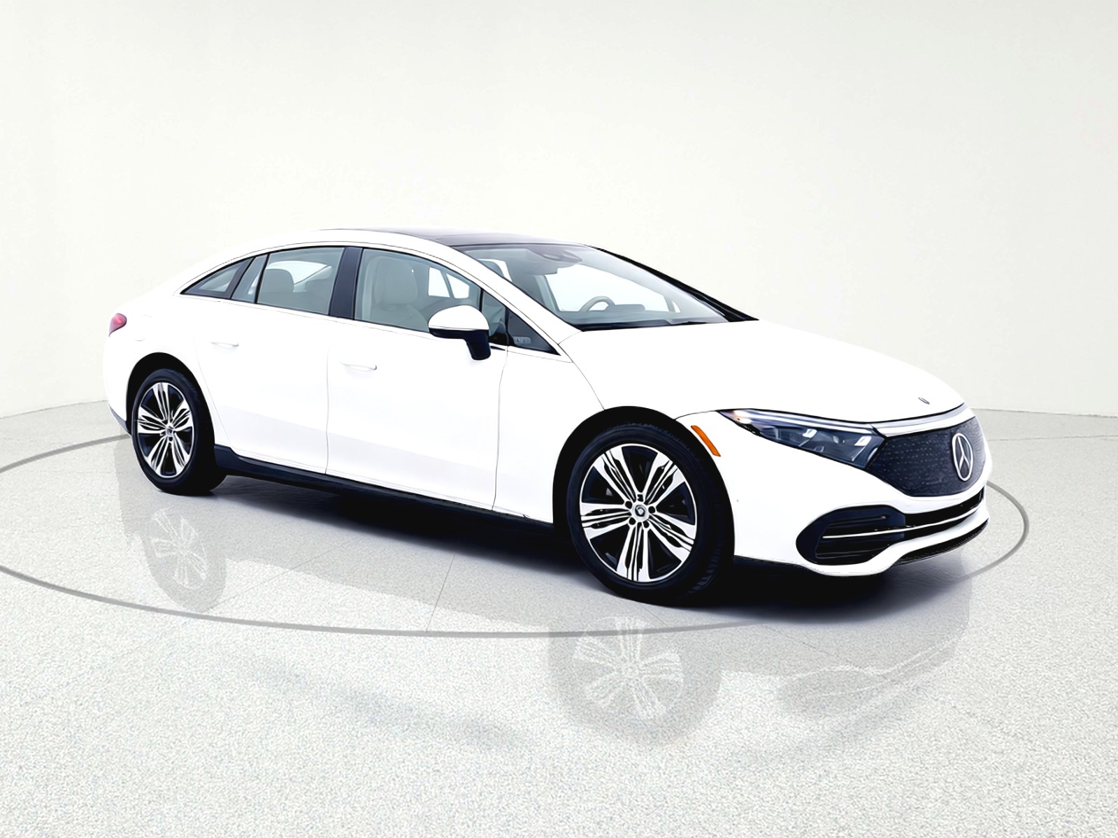 Used 2022 Polar White Mercedes-Benz EQS 450+ Sedan image 8