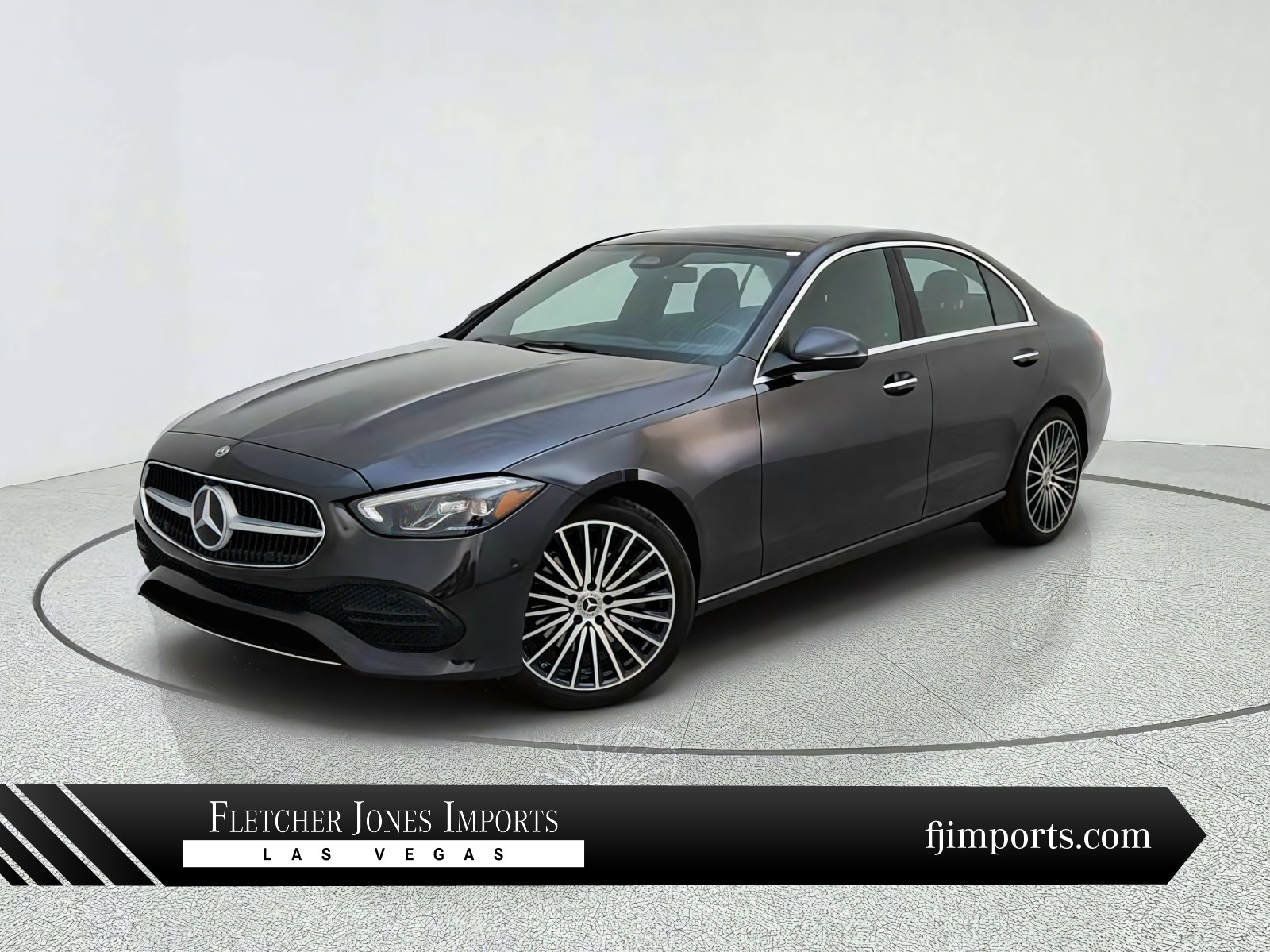 Gray (Graphite Grey Metallic) 2026 Mercedes-Benz C-Class Sedan Rear-Wheel Drive Automatic