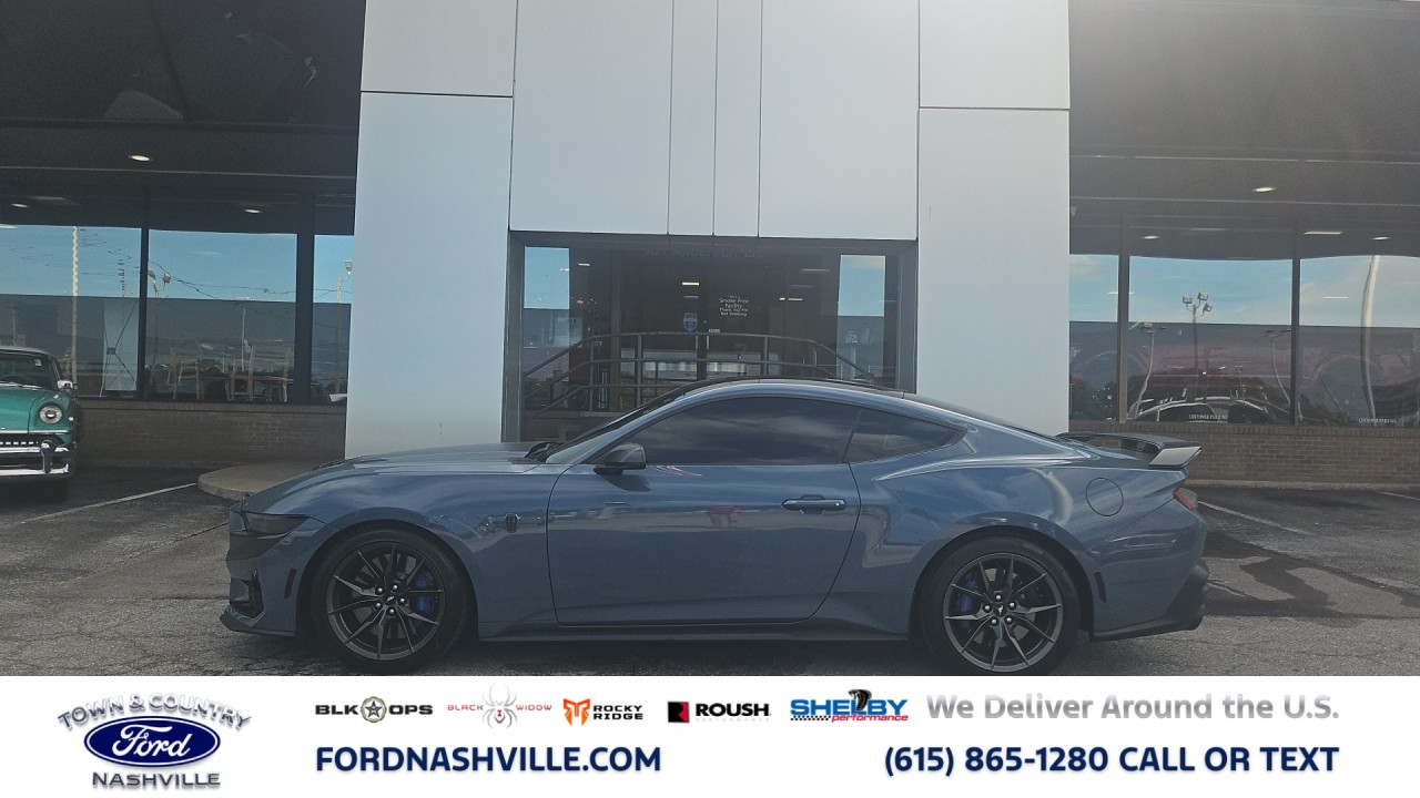 Blue 2024 Ford Mustang Coupe Rear-Wheel Drive Automatic