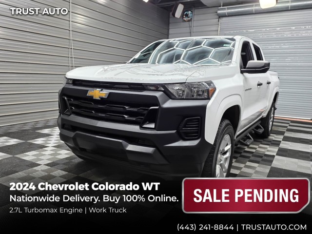 Summit White 2024 Chevrolet Colorado Pickup Truck Four-Wheel Drive 8-Speed Automatic
