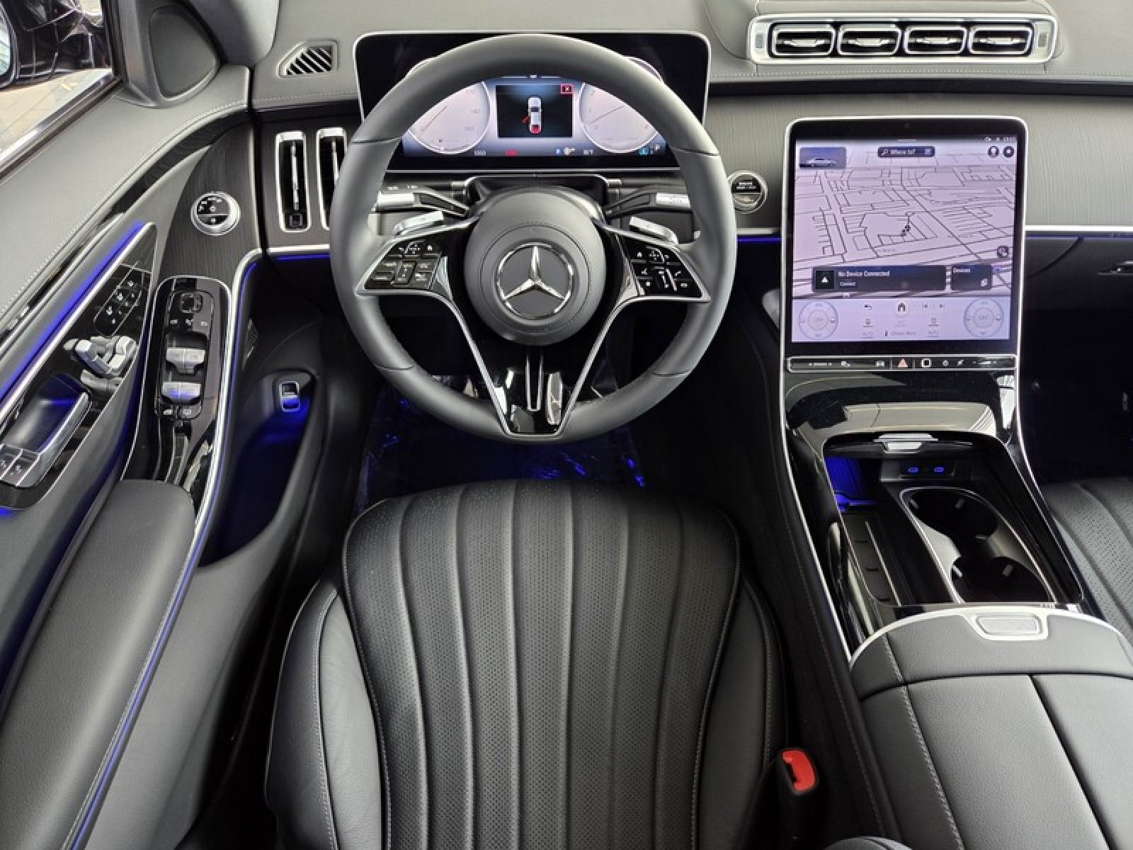 New 2025 Black Mercedes-Benz S 500 4MATIC® Sedan image 14