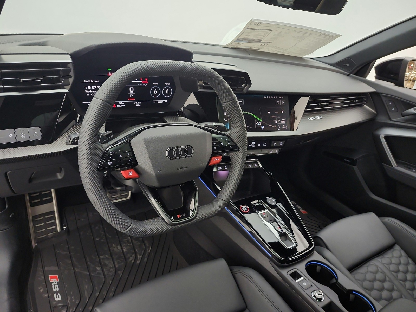 New 2026 Mythos Black Metallic Audi quattro image 9