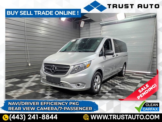 Brilliant Silver Metallic 2016 Mercedes-Benz Metris Van Rear-Wheel Drive 7-Speed Automatic