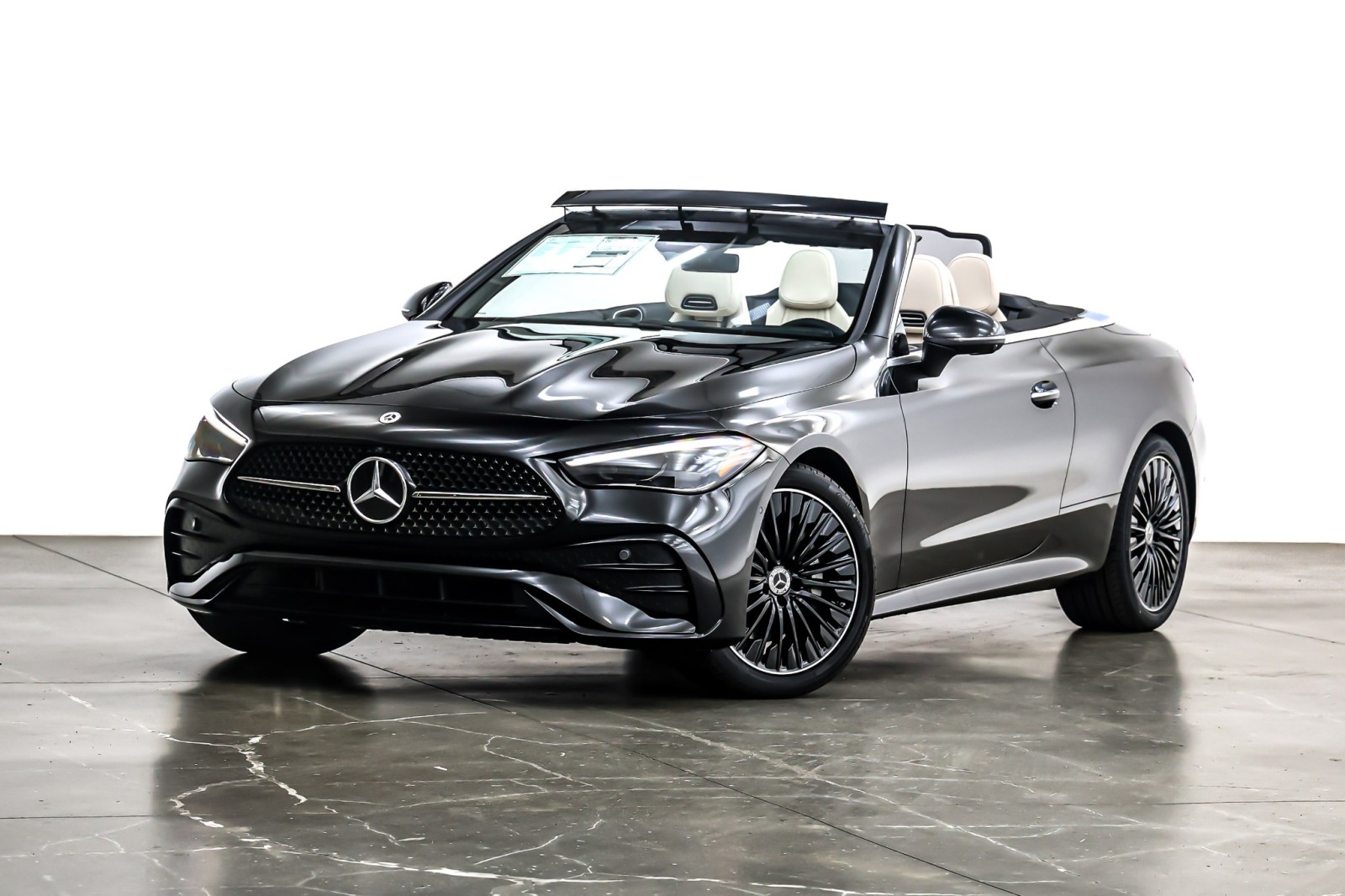New 2026 Black Mercedes-Benz CLE 300 4MATIC® Cabriolet image 2