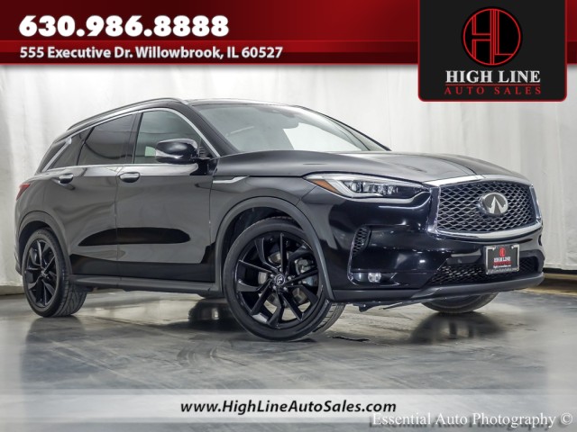 Black Obsidian 2019 INFINITI QX50 Essential AWD SUV / Crossover All-Wheel Drive Automatic