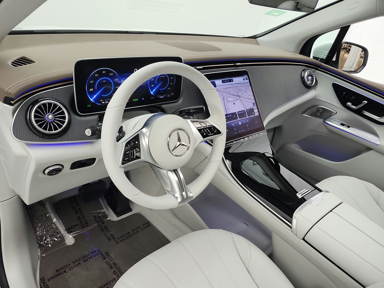 New 2026 Polar White Mercedes-Benz EQE 320+ image 9