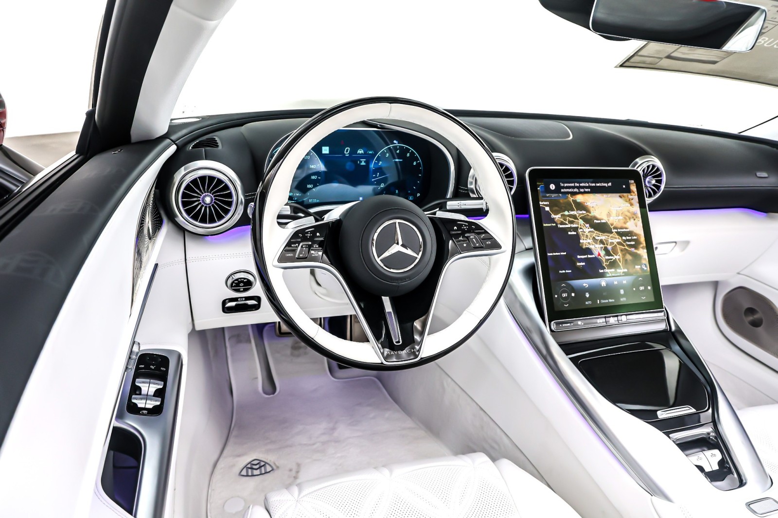 New 2026 MANUFAKTUR Garnet Red Metallic (Red Ambiance) Mercedes-Benz Maybach SL 680 Monogram Series image 5