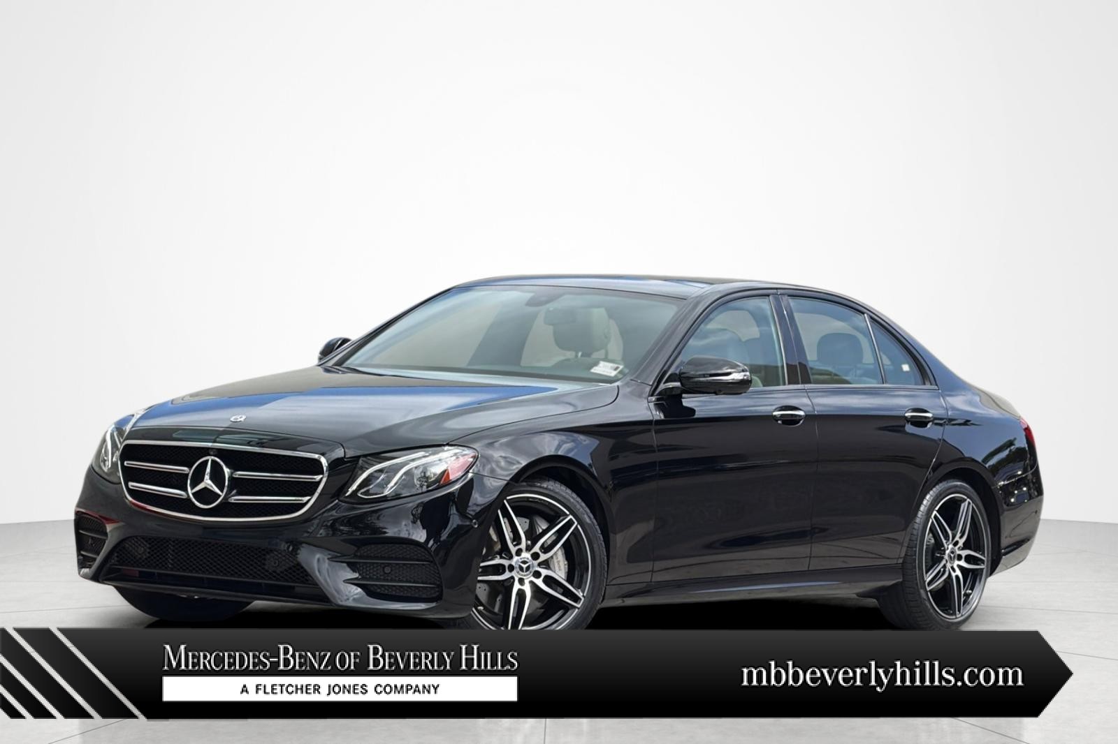 Black 2020 Mercedes-Benz E-Class Sedan Rear-Wheel Drive Automatic