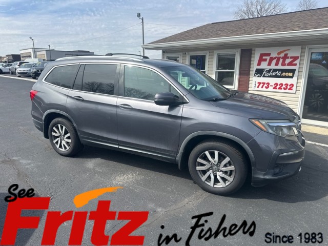 Gray (Modern Steel Metallic) 2019 Honda Pilot EX-L AWD with Navigation and RES SUV / Crossover All-Wheel Drive Automatic
