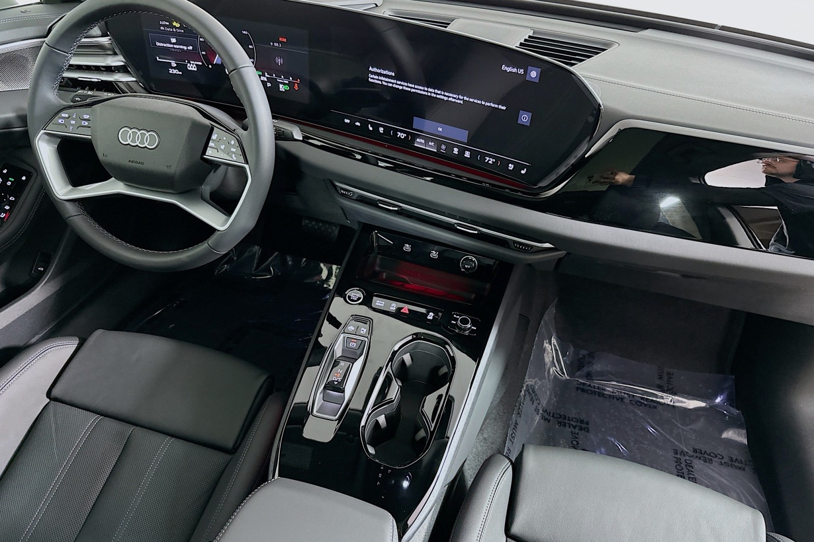 New 2025 Glacier White Metallic Audi Premium Plus image 6