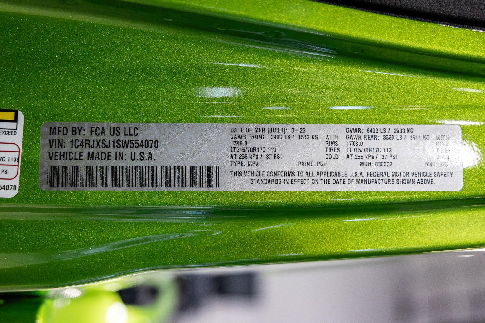 Used Car 2025 Jeep Wrangler  Rubicon 392 Final Edition For Sale Under $90,000 In Boerne, Texas