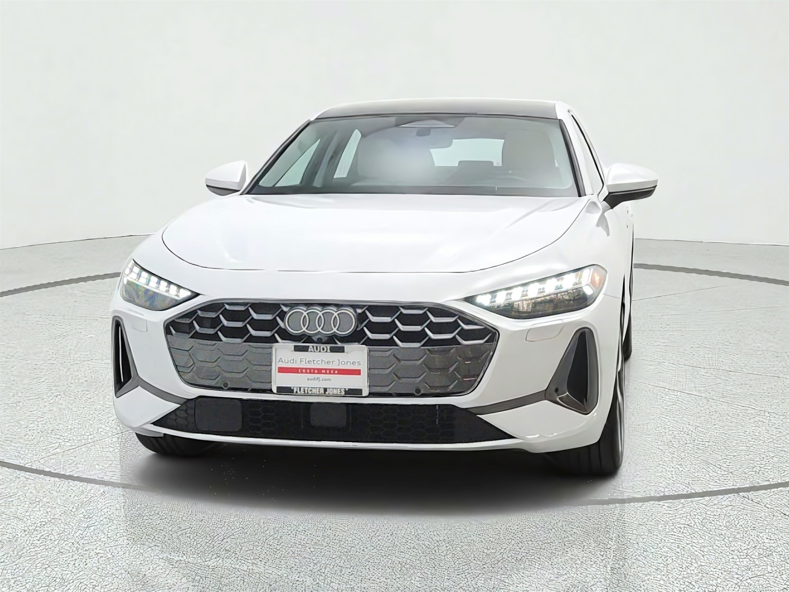 Used 2025 Glacier White Metallic Audi Premium Plus image 2