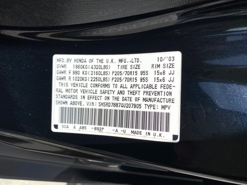 2004 Honda CR-V 4WD EX LOW MILES 61,201 1 OWNER in , 