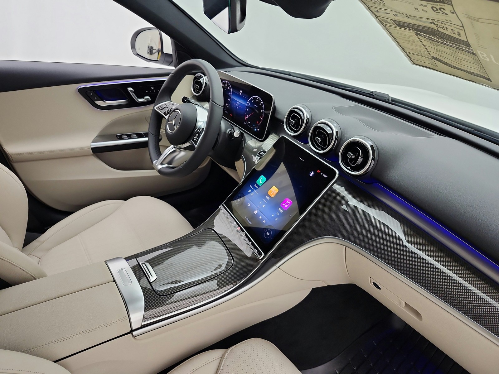 New 2026 Polar White Mercedes-Benz C 300 Sedan image 13