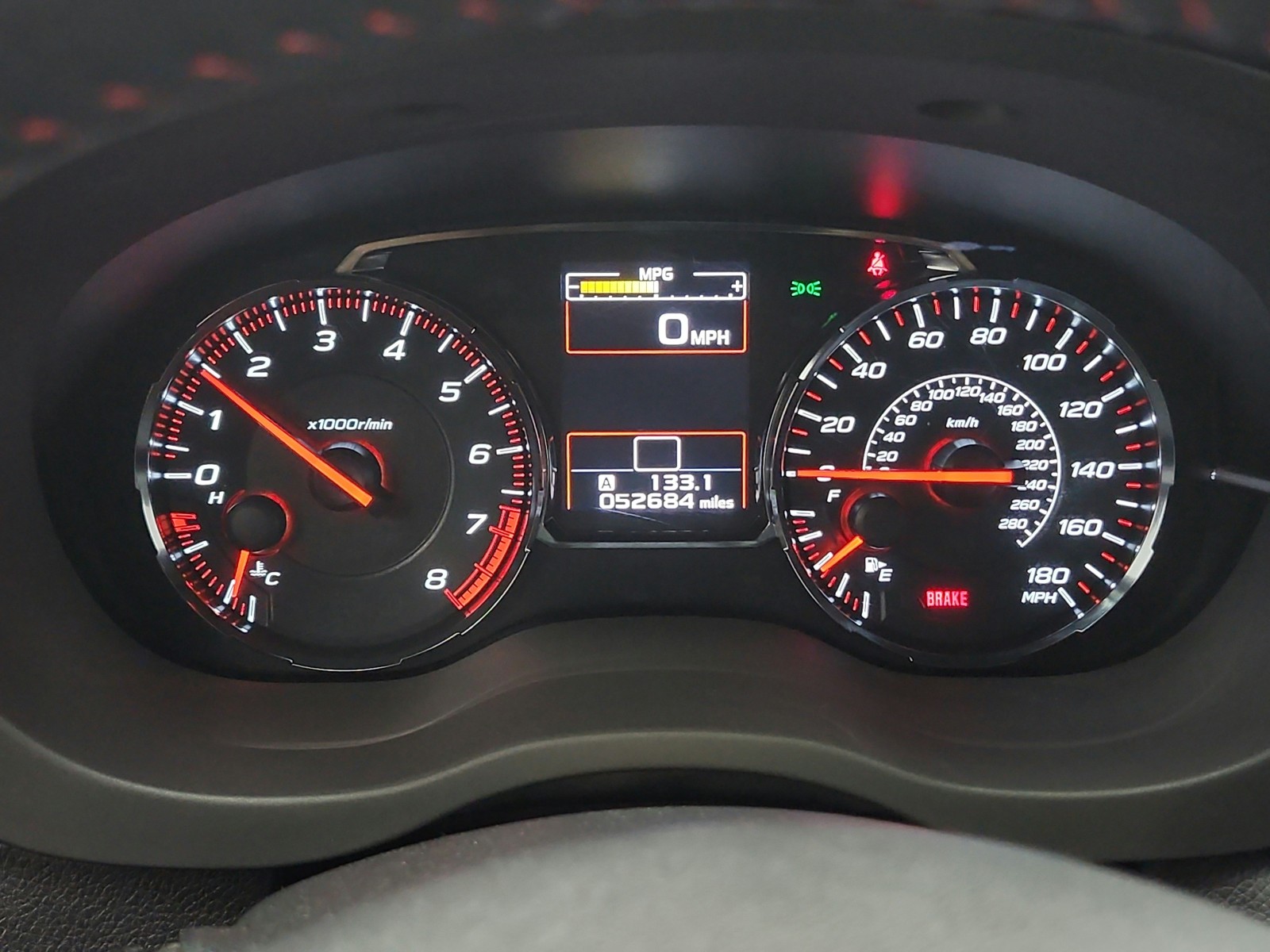 Used 2020 Crystal White Pearl Subaru Premium Manual image 9