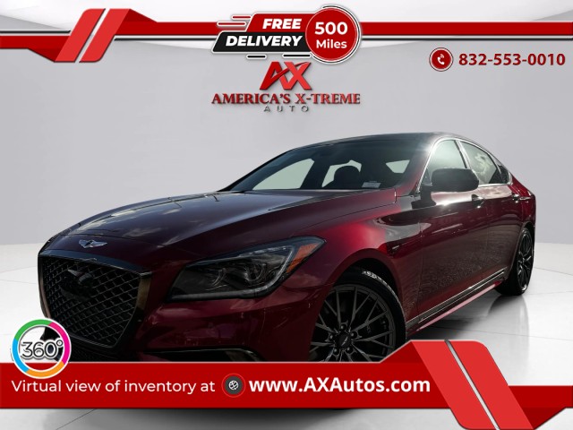 Havana Red 2019 Genesis G80 3.3T Sport RWD Sedan Rear-Wheel Drive Automatic