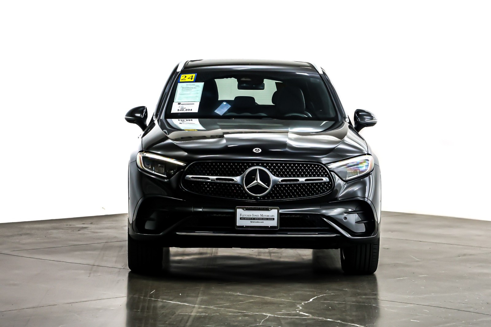 Used 2024 Obsidian Black Metallic Mercedes-Benz GLC 300 4MATIC® SUV image 3