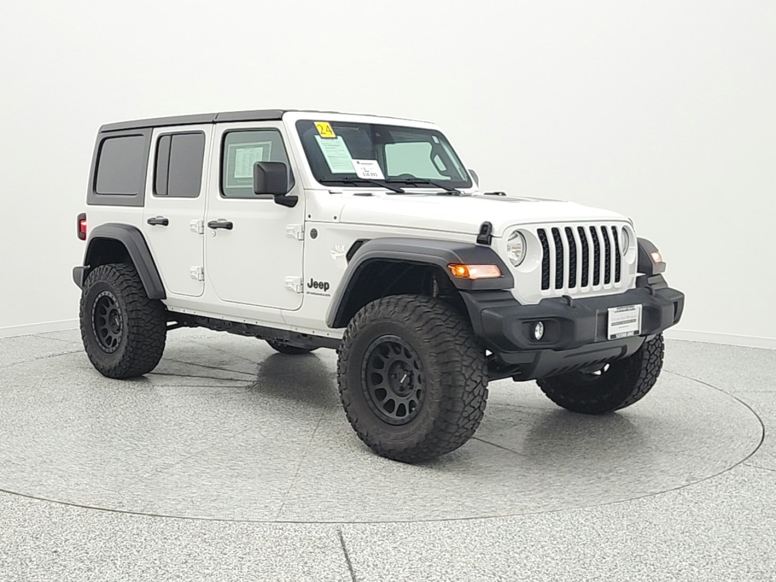 Used 2024 Bright White Clearcoat Jeep Sport S image 3