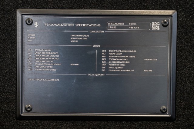 Used Car 2018 Ferrari 488 Gtb  For Sale Under $240,000 In Boerne, Texas