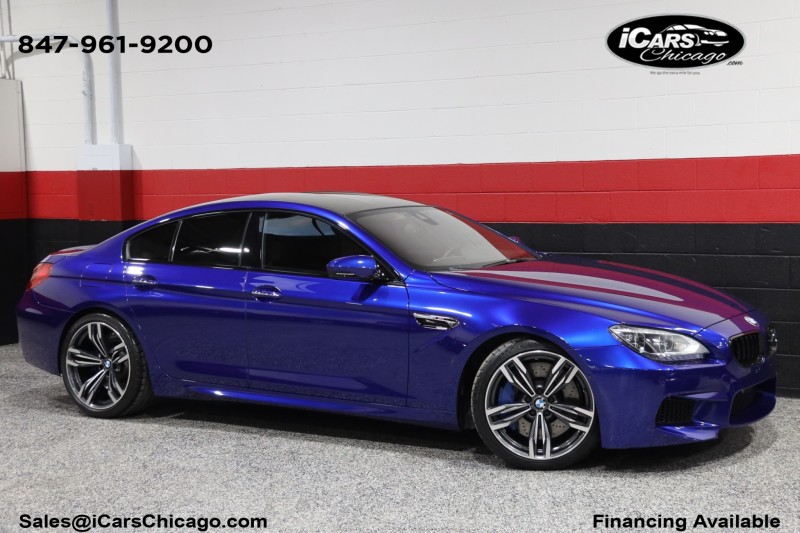 San Marino Blue Metallic 2014 BMW M6 Sedan Rear-Wheel Drive Automatic