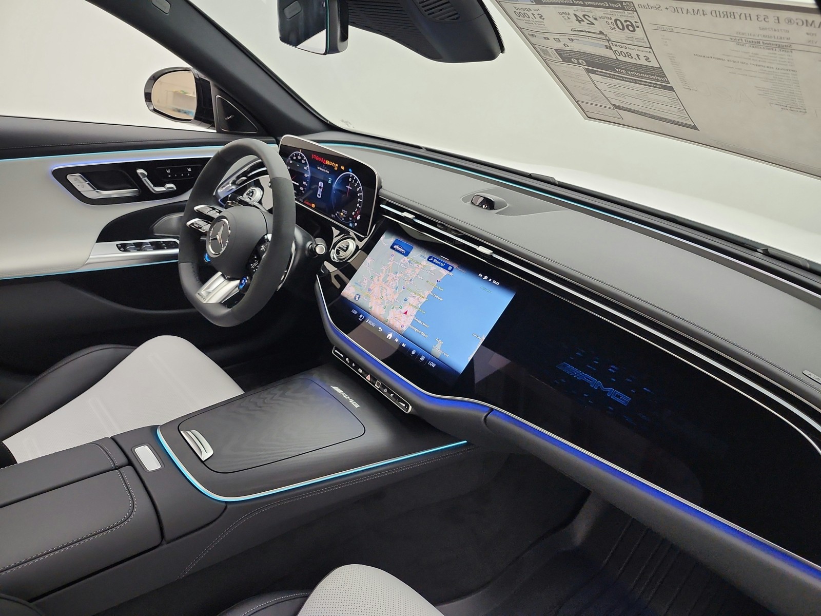 New 2027 Polar White Mercedes-Benz AMG® E 53 Hybrid Sedan image 14