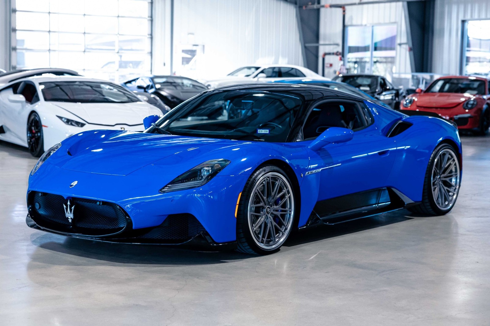 Used Car 2022 Maserati Mc20  - Full Car Ppf - Front Lift - Blu Infinito Metallic Paint - Velos Wheels For Sale Under $200,000 In Boerne, Texas