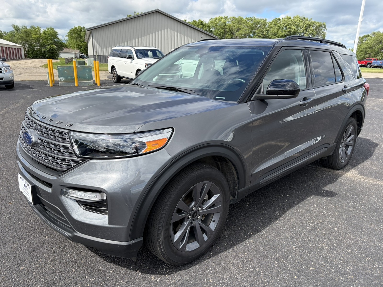 Carbonized Gray Metallic 2023 Ford Explorer SUV / Crossover All-Wheel Drive Automatic