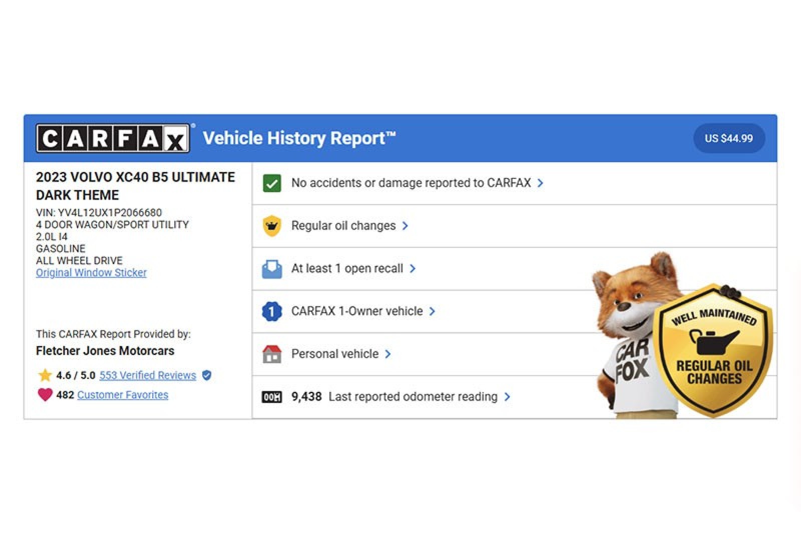 Used 2023 Volvo XC40 Ultimate with VIN YV4L12UX1P2066680 for sale in Walnut Creek, CA