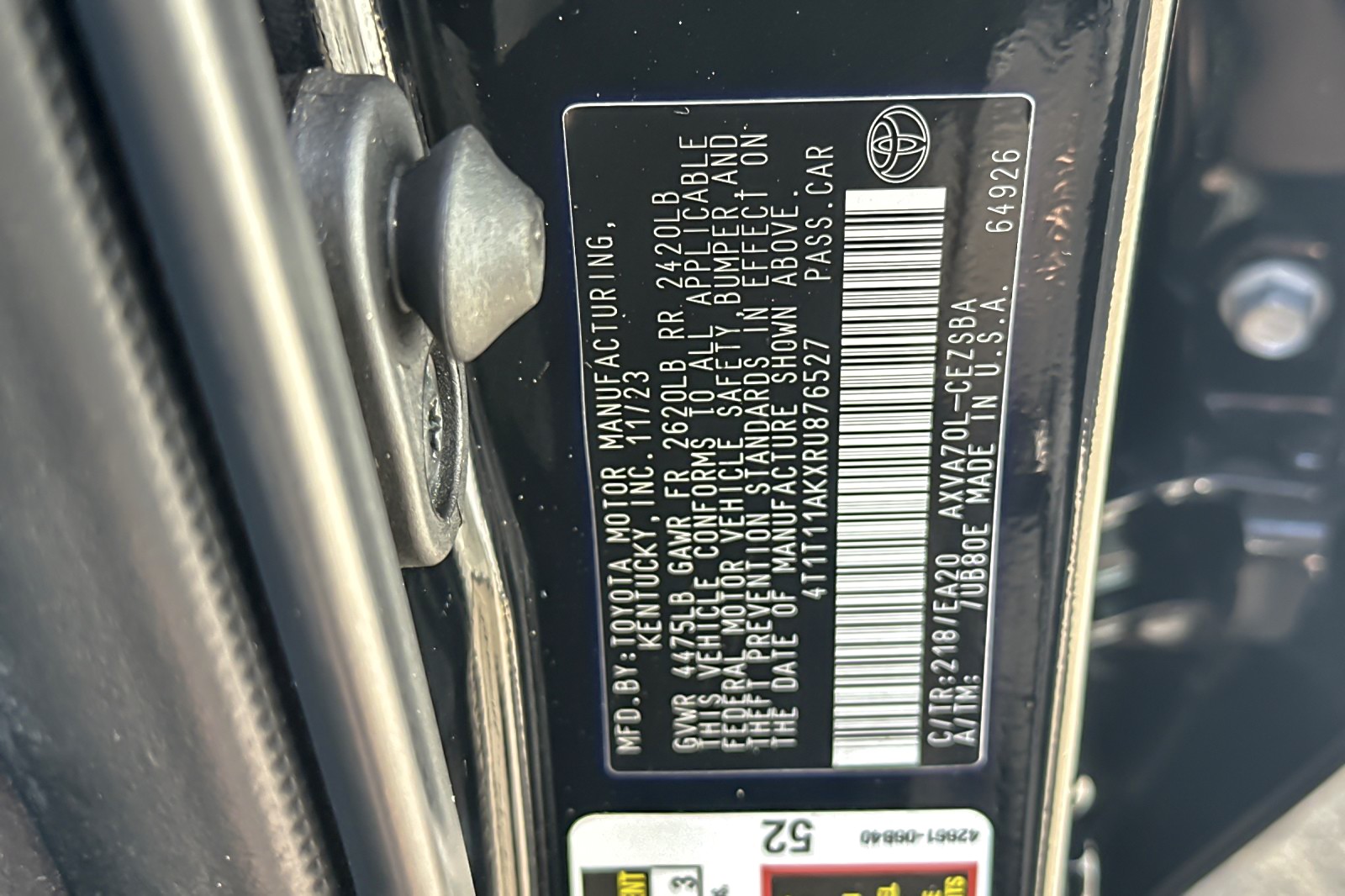Certified Used 2024 MIDNIGHT BLACK Toyota SE image 26