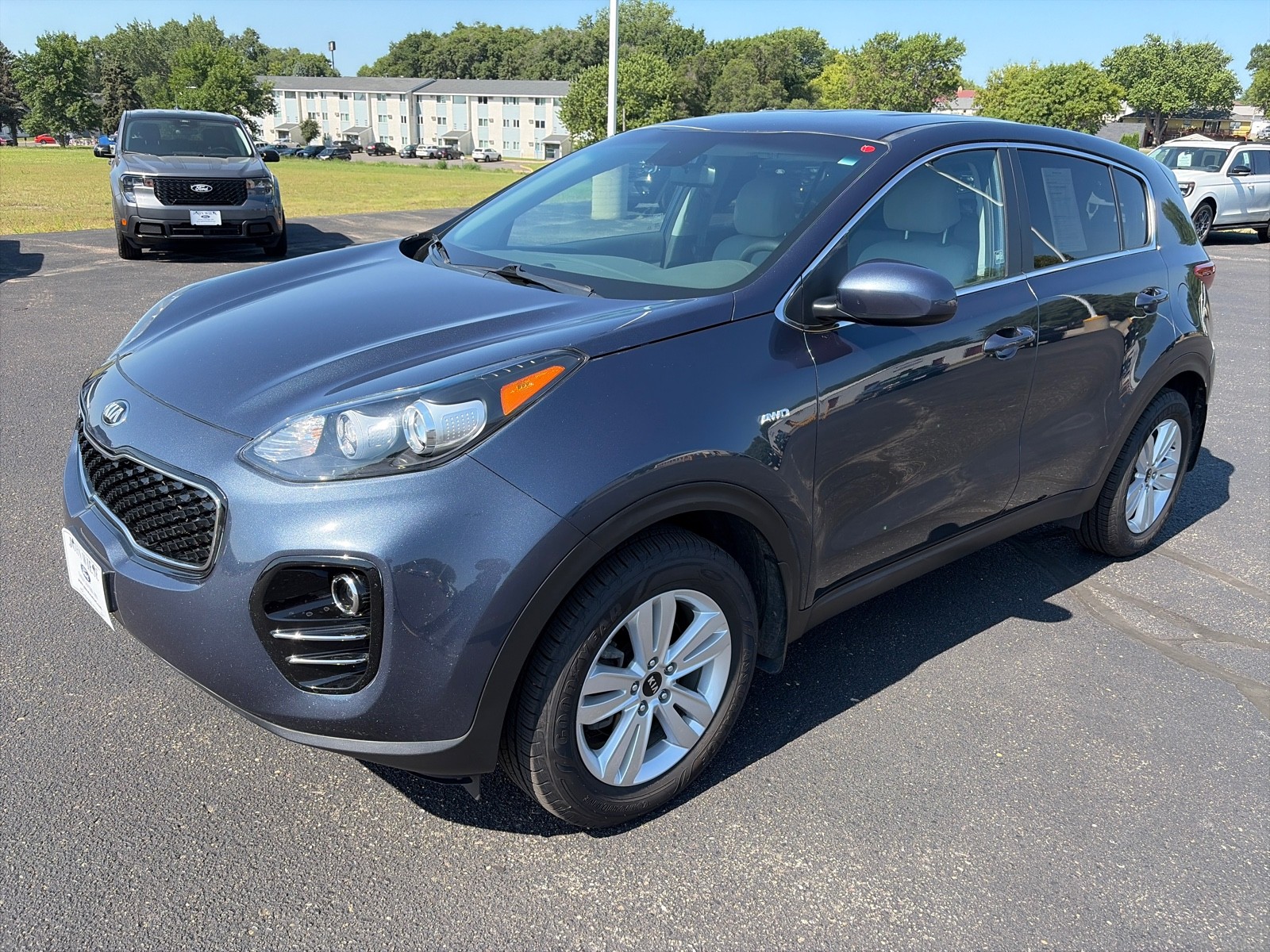 Pacific Blue 2019 Kia Sportage SUV / Crossover All-Wheel Drive Automatic