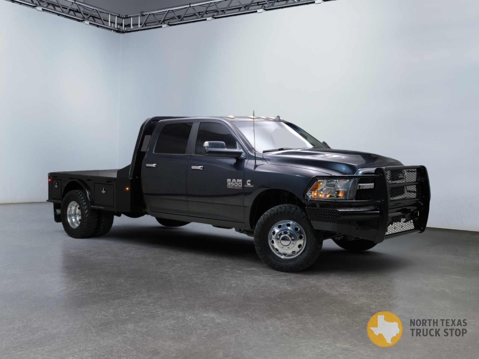 Gray (Maximum Steel Metallic Clearcoat) 2018 RAM 3500 Pickup Truck Four-Wheel Drive Automatic