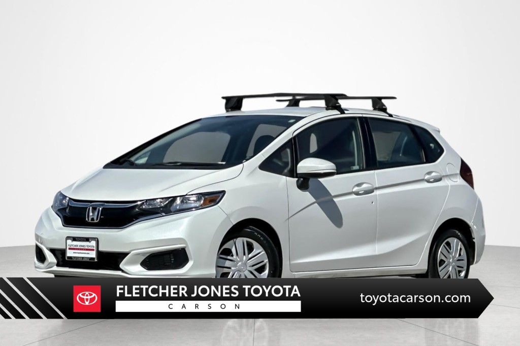 Platinum White Pearl 2019 Honda Fit LX FWD Hatchback Front-Wheel Drive Automatic