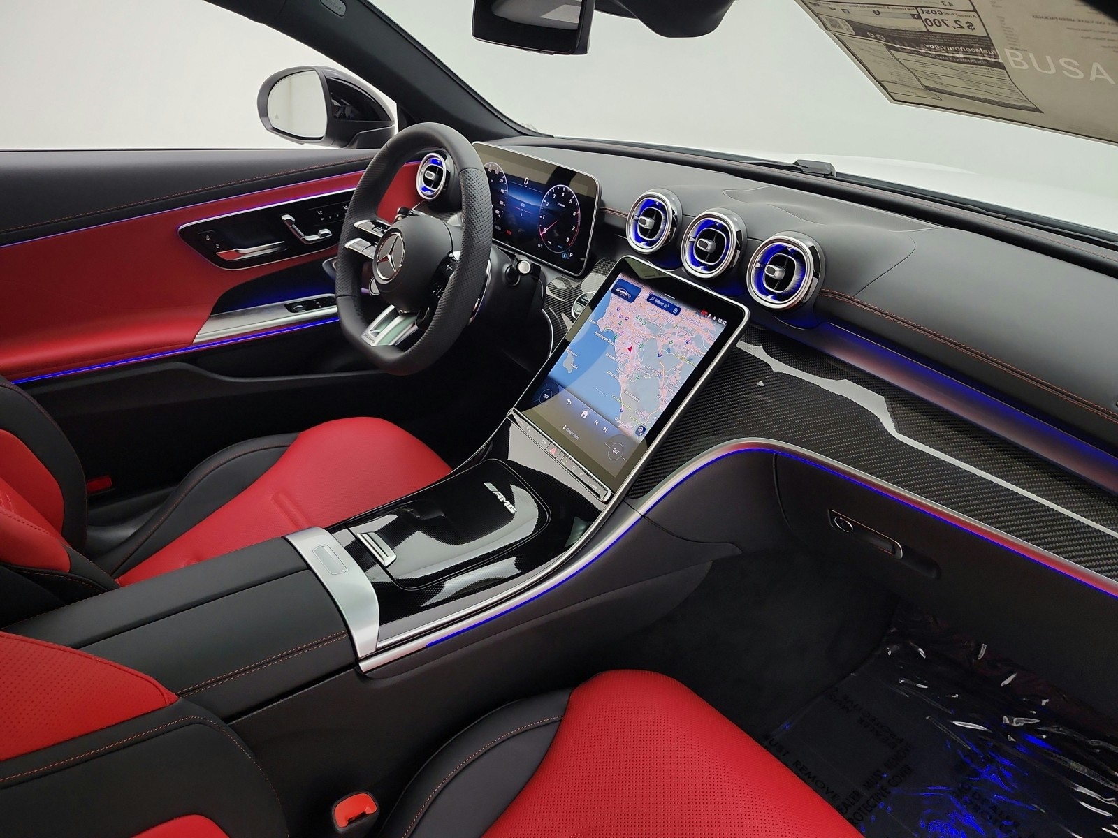 New 2026 MANUFAKTUR Moonlight White Metallic Mercedes-Benz AMG® CLE 53 4MATIC+ Coupe image 14