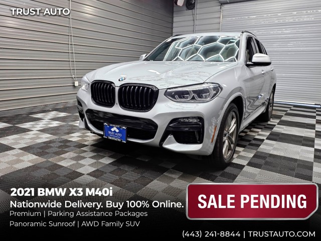 Glacier Silver Metallic 2021 BMW X3 SUV / Crossover All-Wheel Drive 8-Speed Automatic
