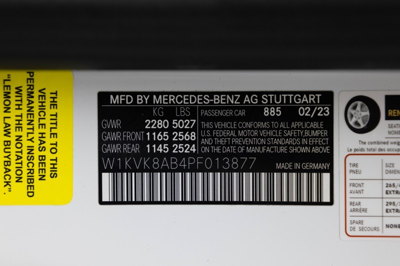 2023 Mercedes-Benz SL 55 AMG SL 55 AMG in , 