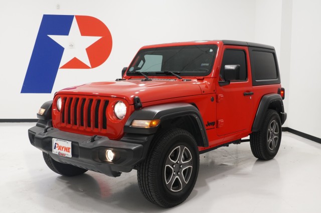 Red 2022 Jeep Wrangler Sport S 4WD SUV / Crossover Four-Wheel Drive Manual