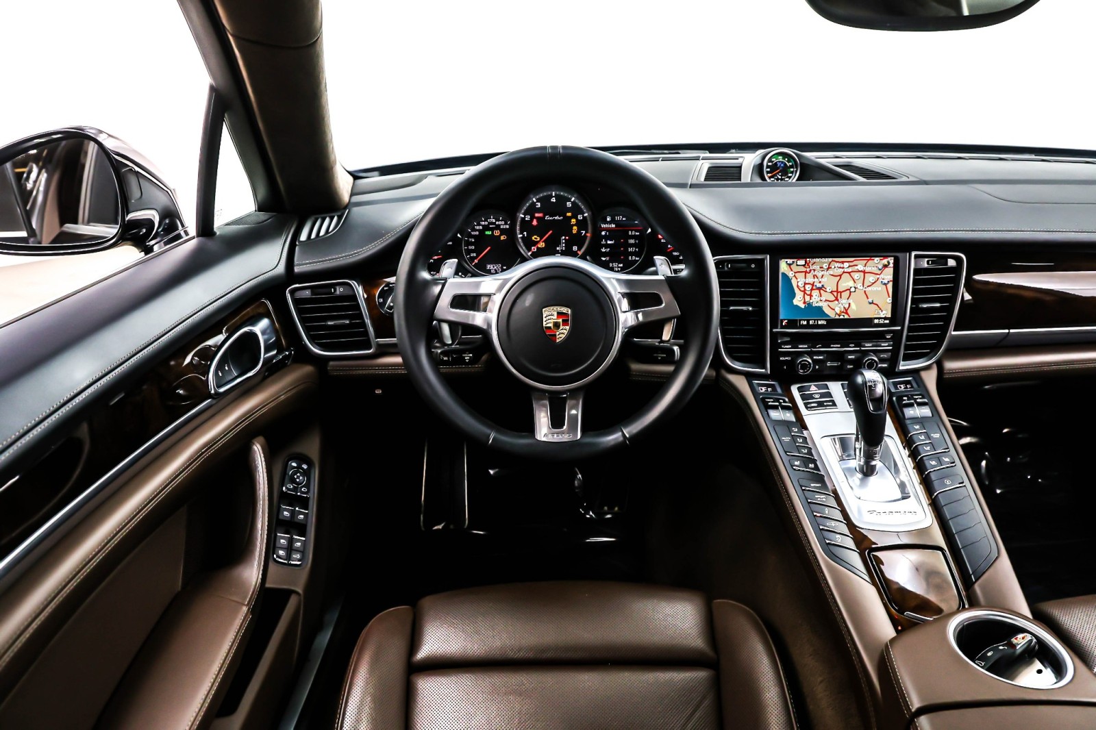 Used 2015 Jet Black Metallic Porsche 4dr HB Turbo image 4