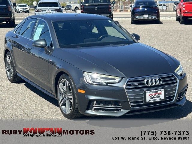 Monsoon Gray Metallic 2017 Audi A4 2.0T quattro Premium Plus AWD Sedan All-Wheel Drive Automatic