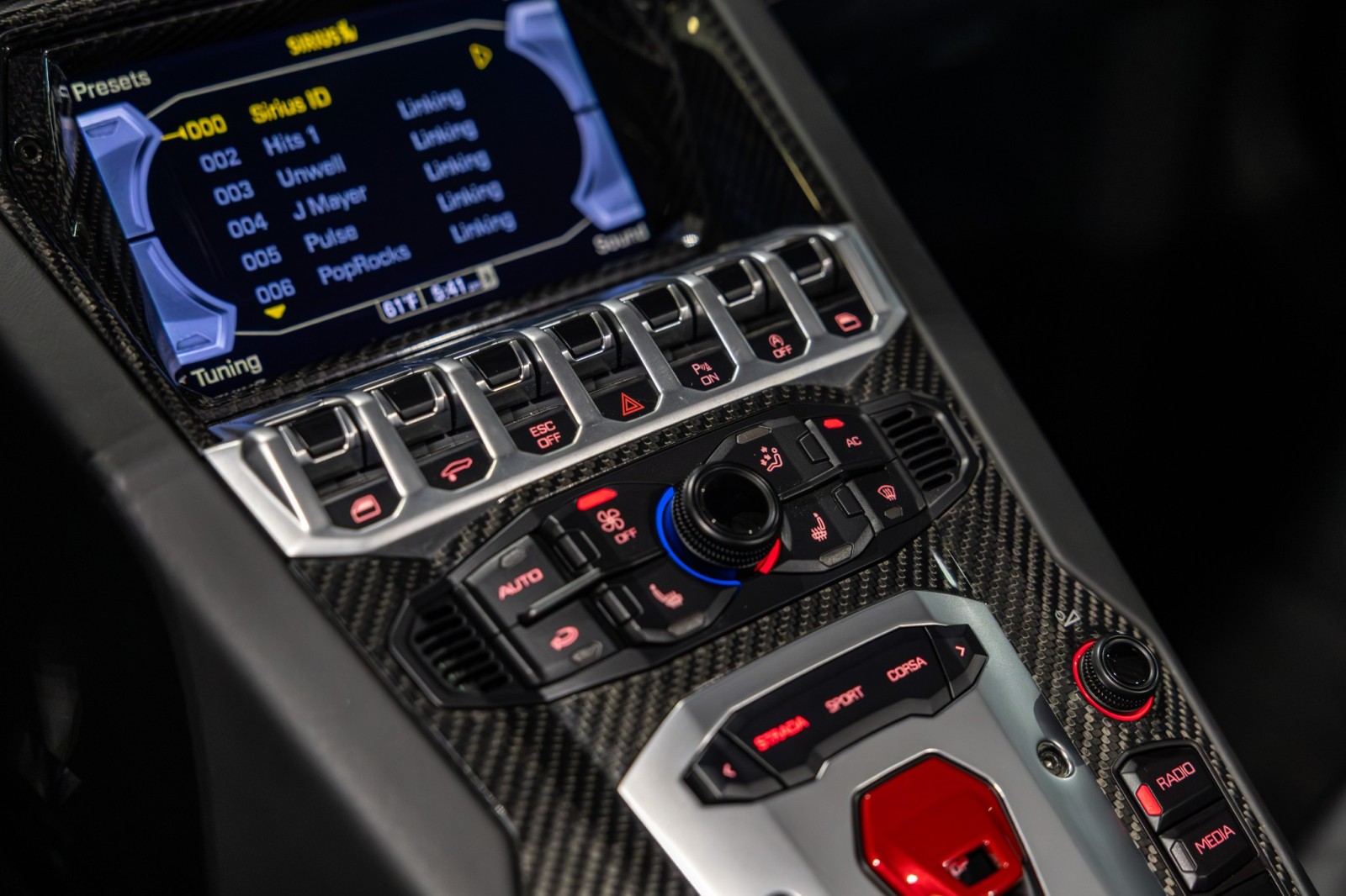 Used Car 2014 Lamborghini Aventador  Roadster - Grigio Antares Metallic - Transparent Engine Bonnet - Sensonum Sound System For Sale Under $440,000 In Boerne, Texas