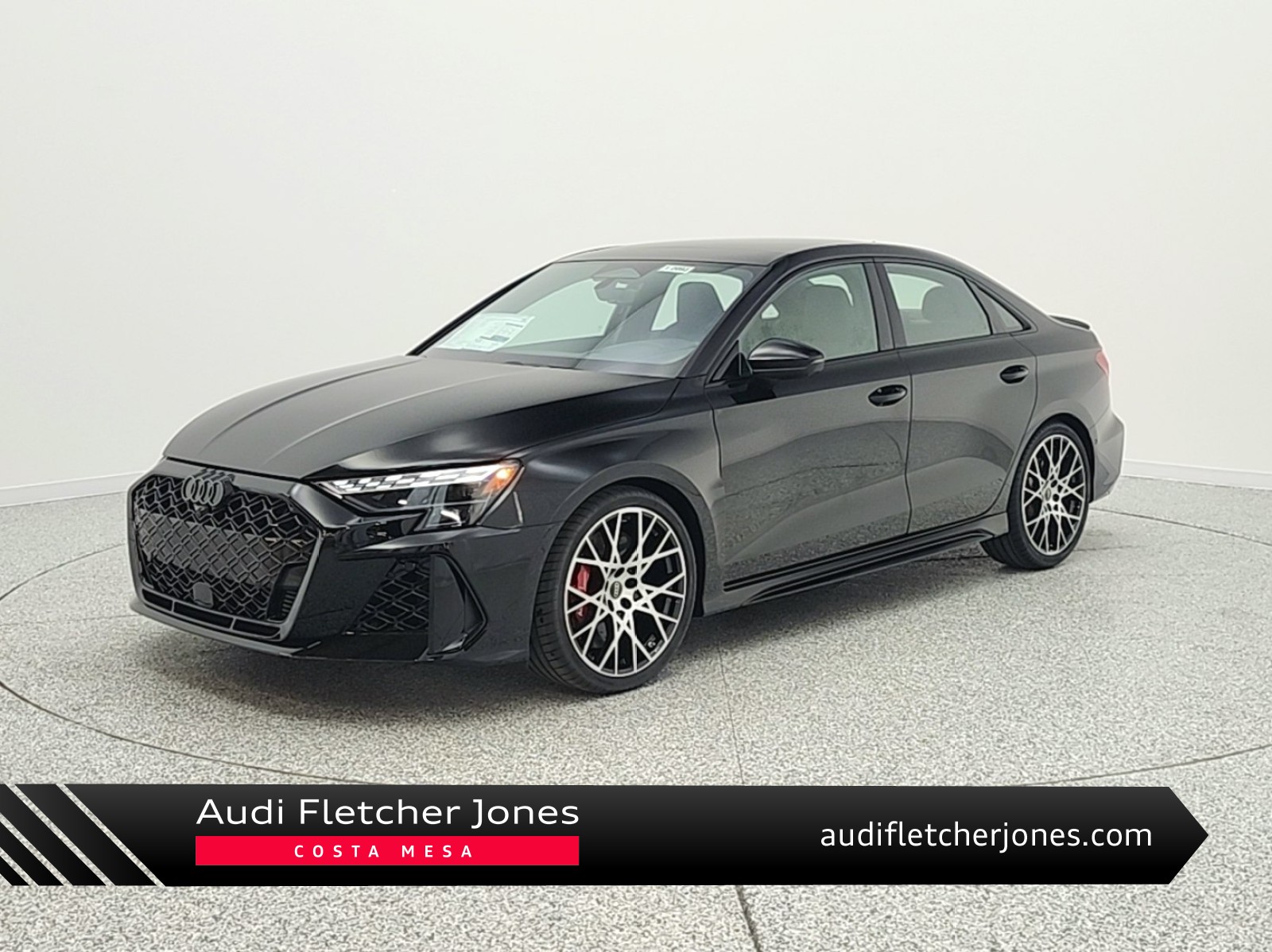 Mythos Black Metallic 2026 Audi RS 3 2.5T quattro Sedan All-Wheel Drive Automatic