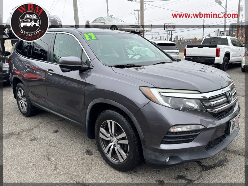 Gray (Modern Steel Metallic) 2017 Honda Pilot EX-L AWD SUV / Crossover All-Wheel Drive Automatic