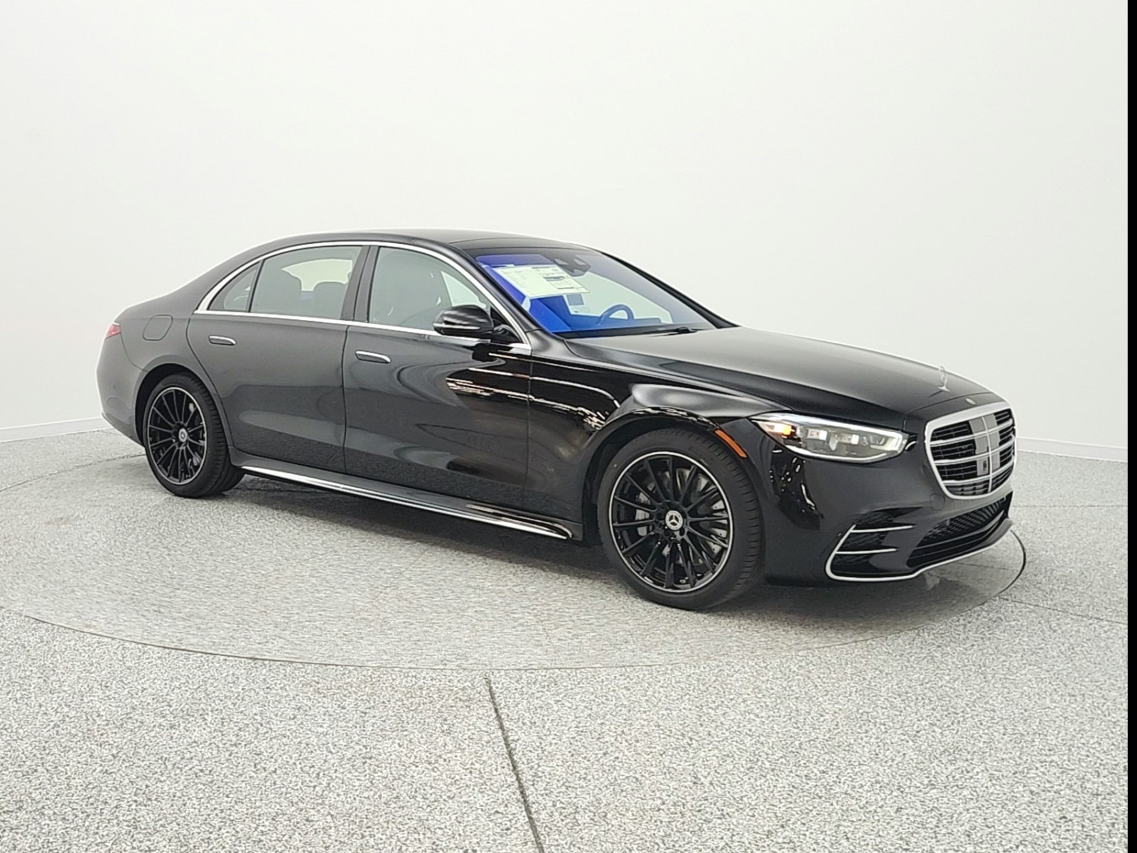 New 2026 Obsidian Black Metallic Mercedes-Benz S 500 4MATIC® Sedan image 3
