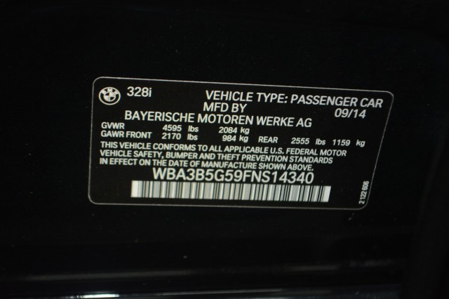Used 2015 BMW 3 Series 328i xDrive Sedan for sale in Geneva NY