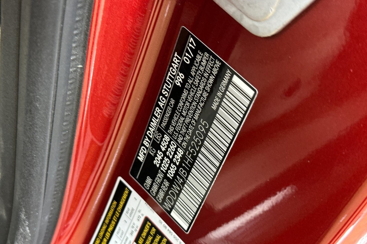 Used 2017 designo Cardinal Red Metallic Mercedes-Benz C 300 image 25