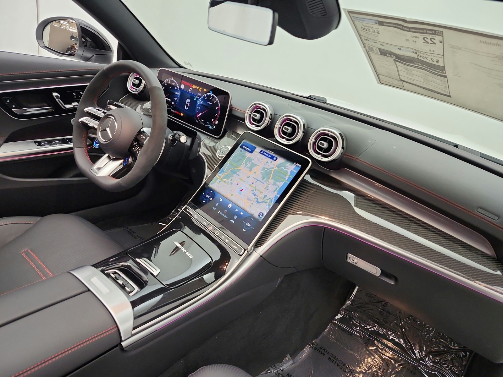 New 2027 MANUFAKTUR Moonlight White Metallic Mercedes-Benz AMG® CLE 53 4MATIC+ Cabriolet image 14